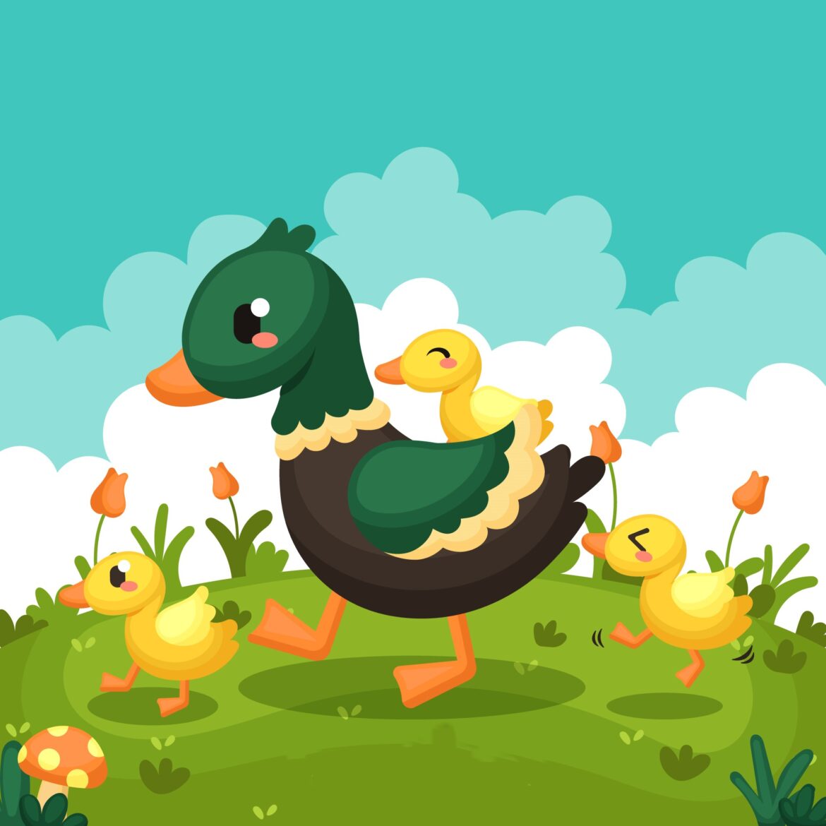 Ördek Ailesi Başlangıç Görseli