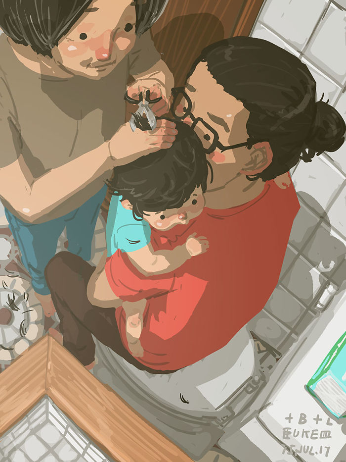 Bekâr Bir Babanın Çocuk Yetiştirmeyi Anlatan Sıcacık Çizimleri 25. Fotoğraf